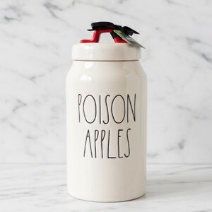 Rae Dunn new poison apples canister